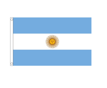 Fahne Argentinien 90 x 150 cm mit Ösen